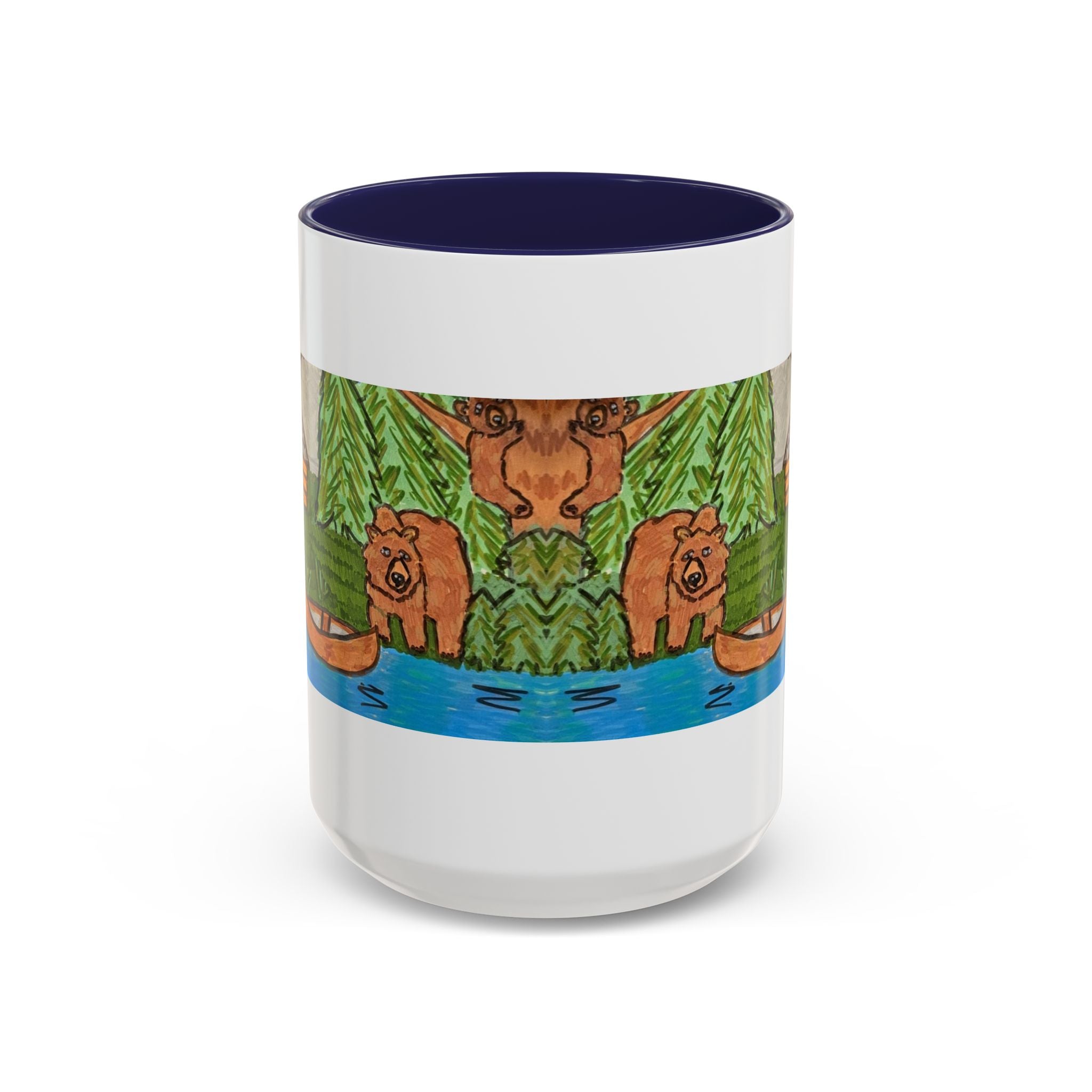 Whimsy Grr | Bugsy the Cabin Bear 11oz Accent Mug
