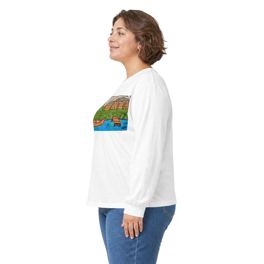 Whimsy Grr | Cabin Bear Unisex Long Sleeve Tee
