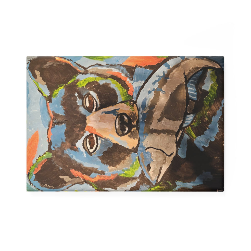 whimsy grr Button Magnet, Rectangle