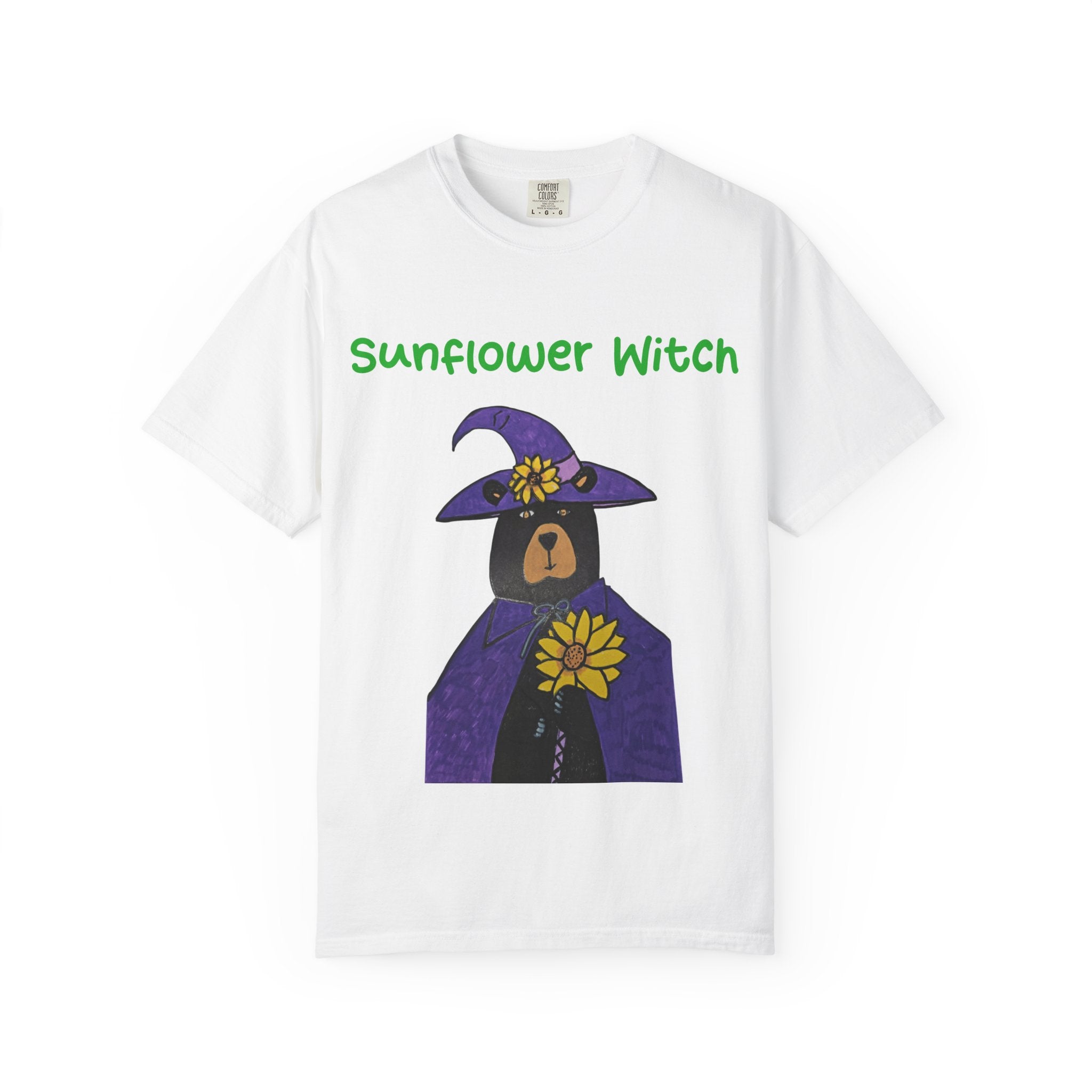Sunflower Witch Bear T-Shirt