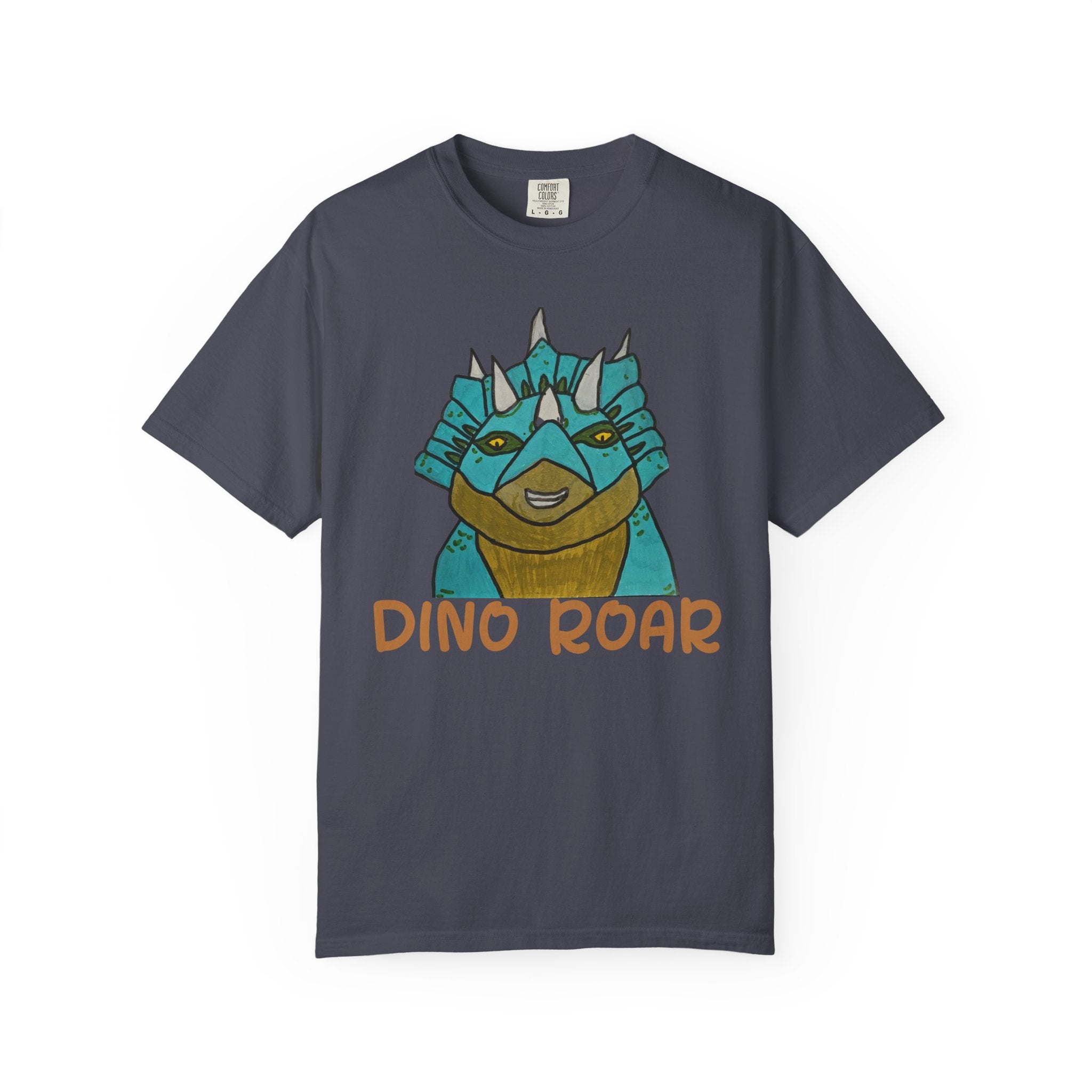 Dino Roar Triceratops Tee | Dinosaur Illustration T-Shirt