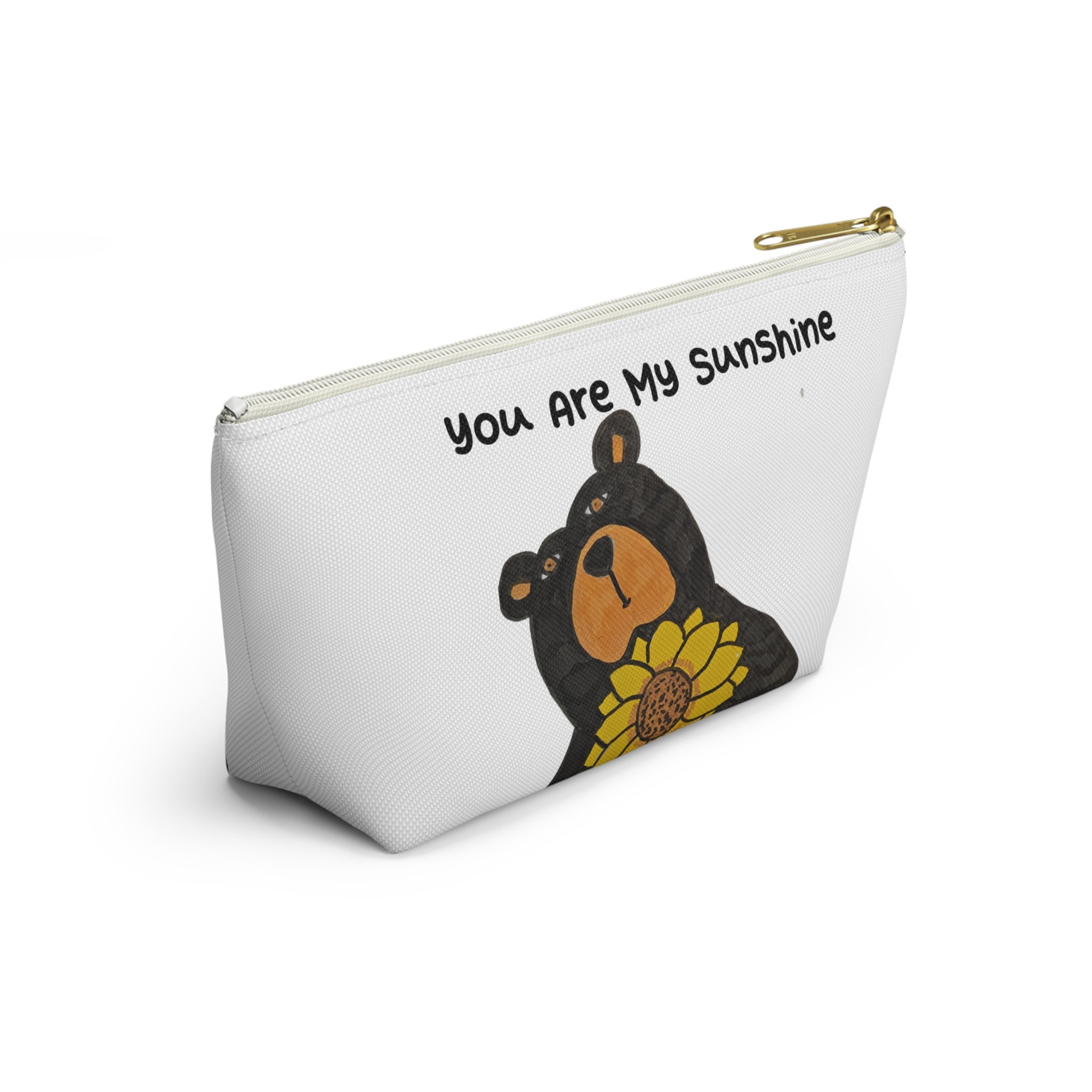 Whimsy Grr | You Are My Sunshine Bear Accessory Pouch — Cute Bear Makeup & Travel Bag
