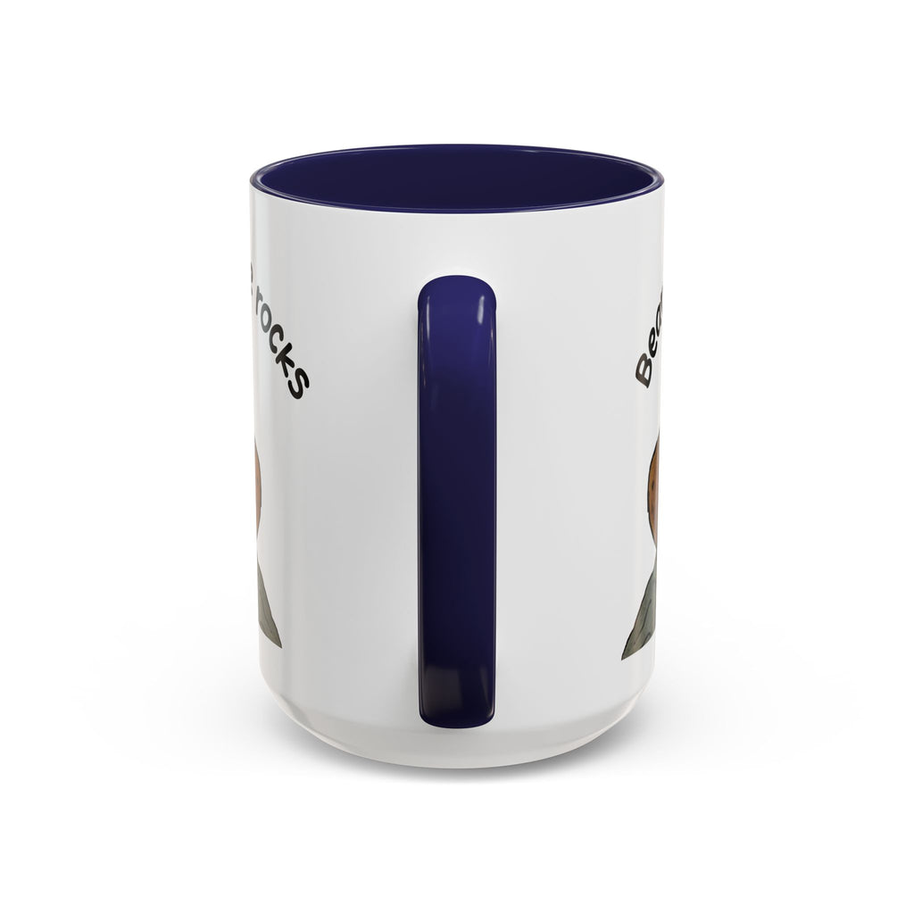 Rocky | Bear on the Rocks Accent Mug (11oz & 15oz) — Whimsy Grr