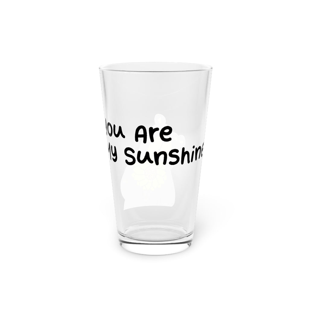 Whimsy Grr Sunflower Pint Glass, 16oz