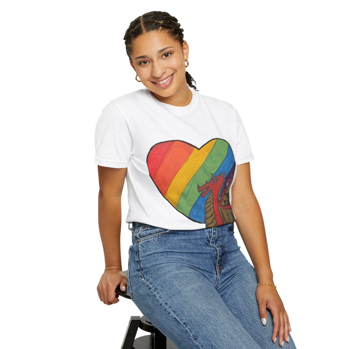 Fantasy Puppy Pride Unisex Softstyle T-Shirt