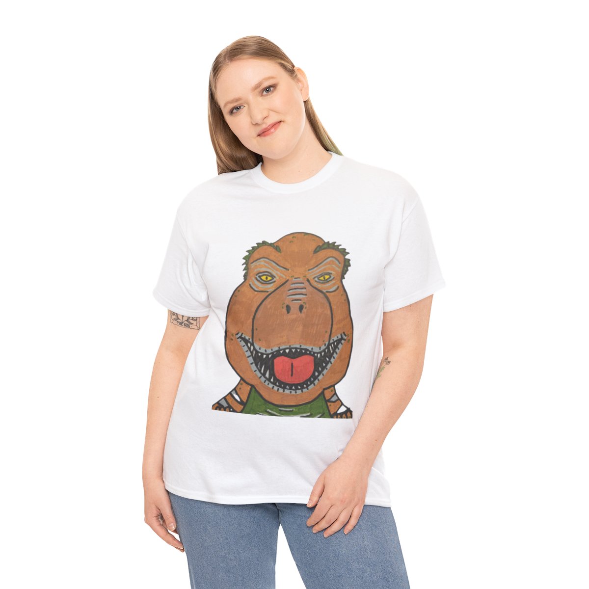 Rexalty the Tea Rex Unisex Heavy Cotton Tee