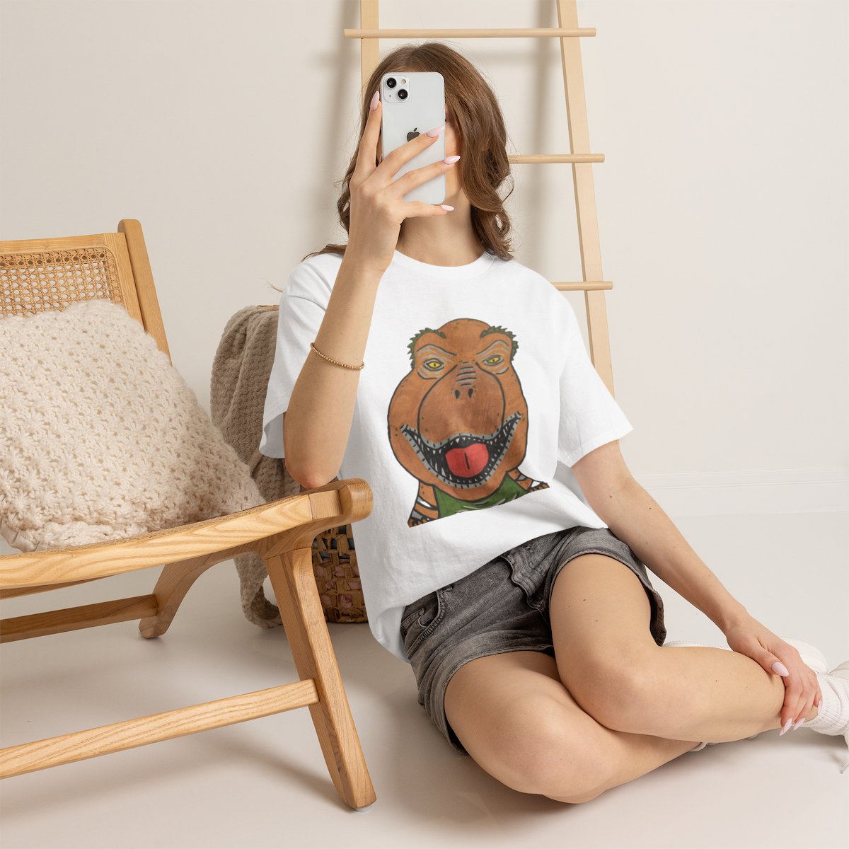Rexalty the Tea Rex Unisex Heavy Cotton Tee