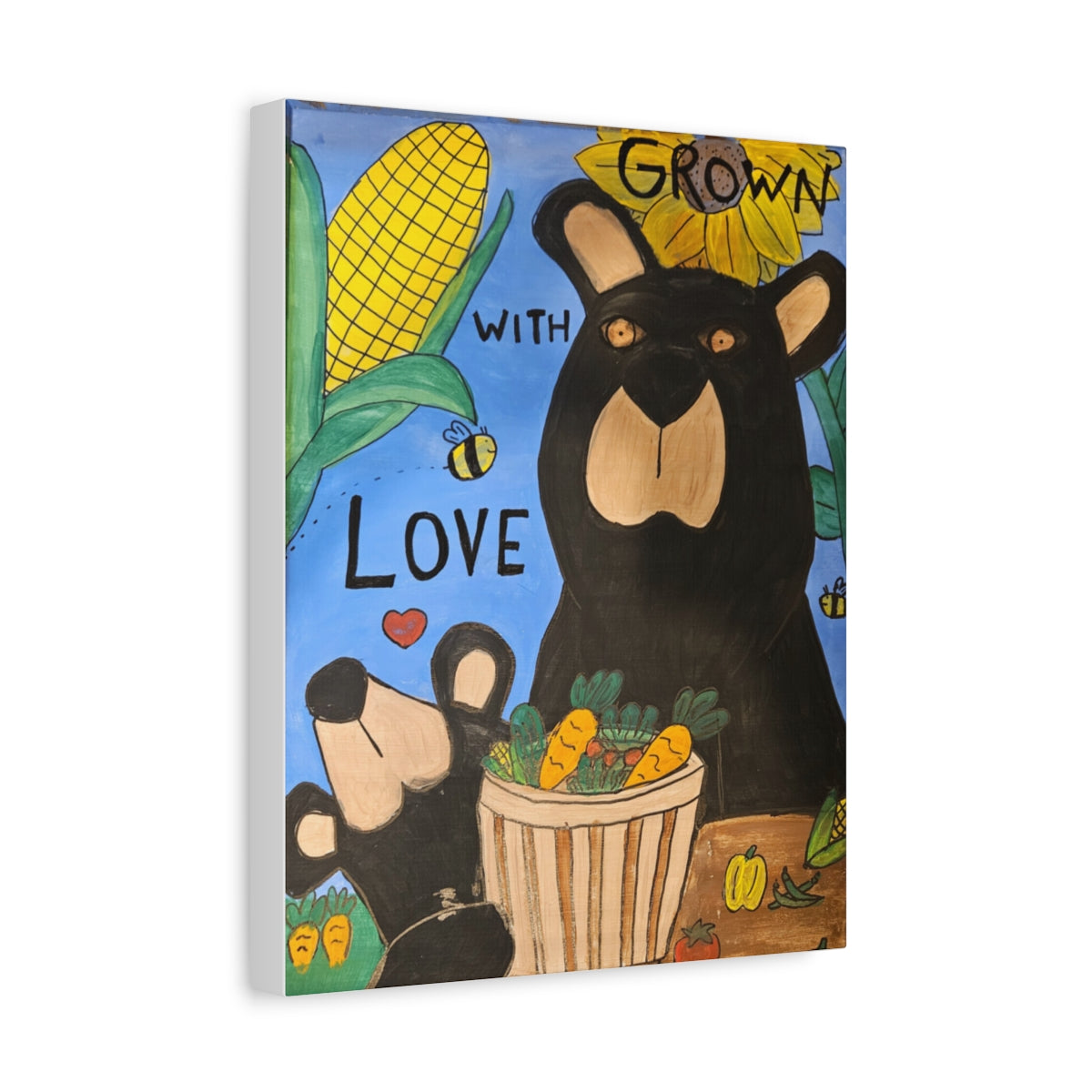 Grown with Love Matte Canvas Art — PopPops & Pookie | Whimsy Grr