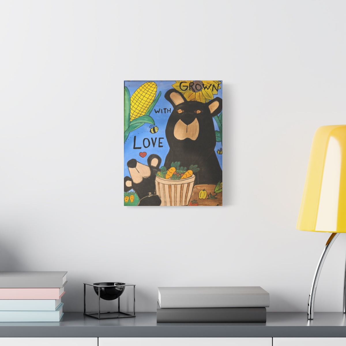 Grown with Love Matte Canvas Art — PopPops & Pookie | Whimsy Grr