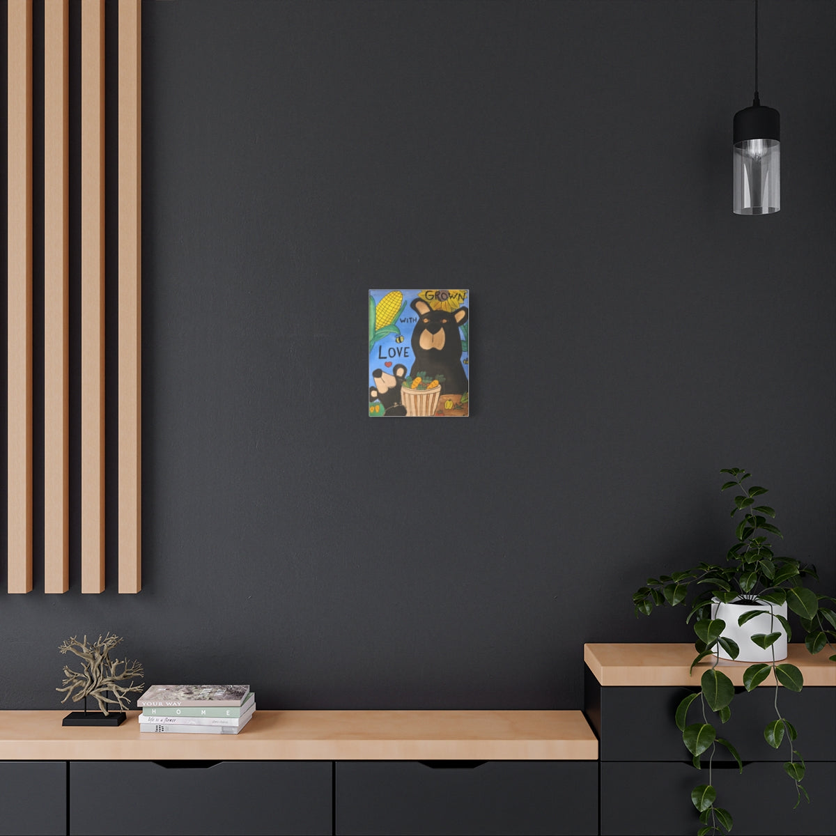 Grown with Love Matte Canvas Art — PopPops & Pookie | Whimsy Grr