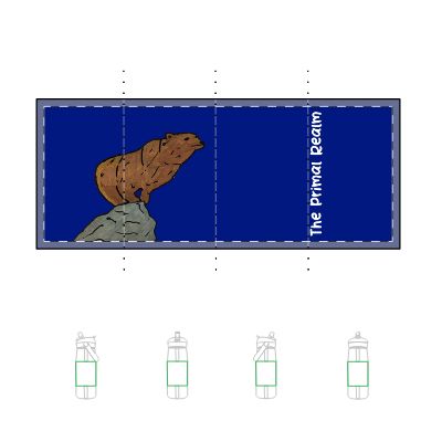 Whimsy Grr | Bear on the Rocks Water Bottle — Wildlife Bear Drinkware