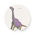 Brachy the Brachiosaurus Soapstone Car Coaster — Cute Dino Car Cup Holder Insert