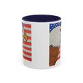 Patriotic Eagle Accent Coffee Mug — American Flag 11/15oz