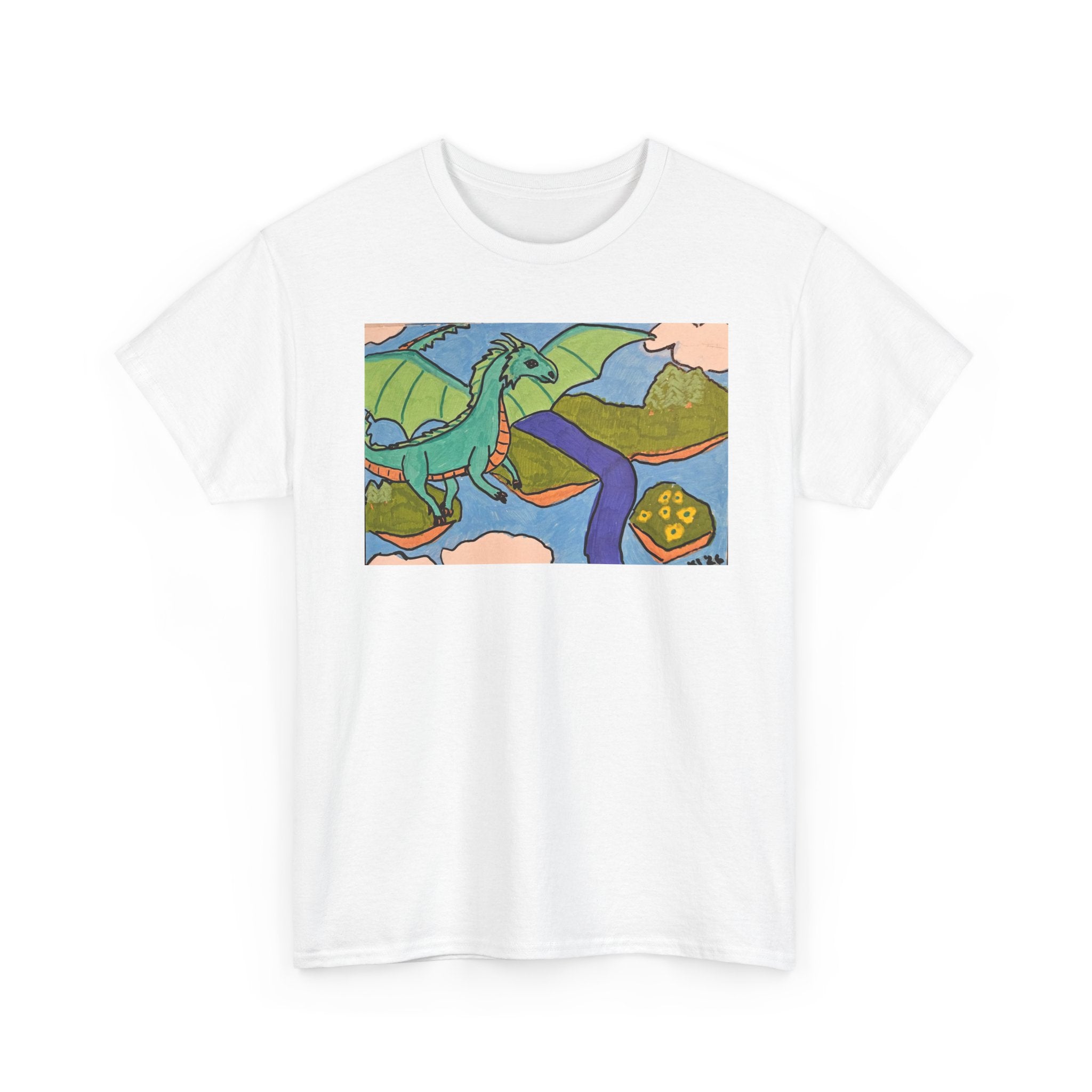 Dragon Landscape Unisex Heavy Cotton Tee