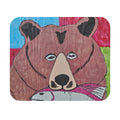 Whimsy Grr | Grizz with a Fish Mousepad