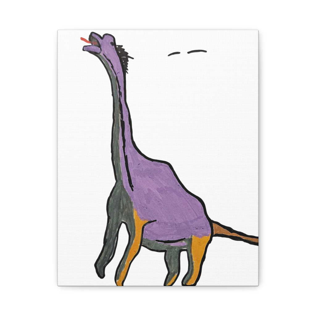 Brachy Canvas Art — Whimsical Dino Wall Decor