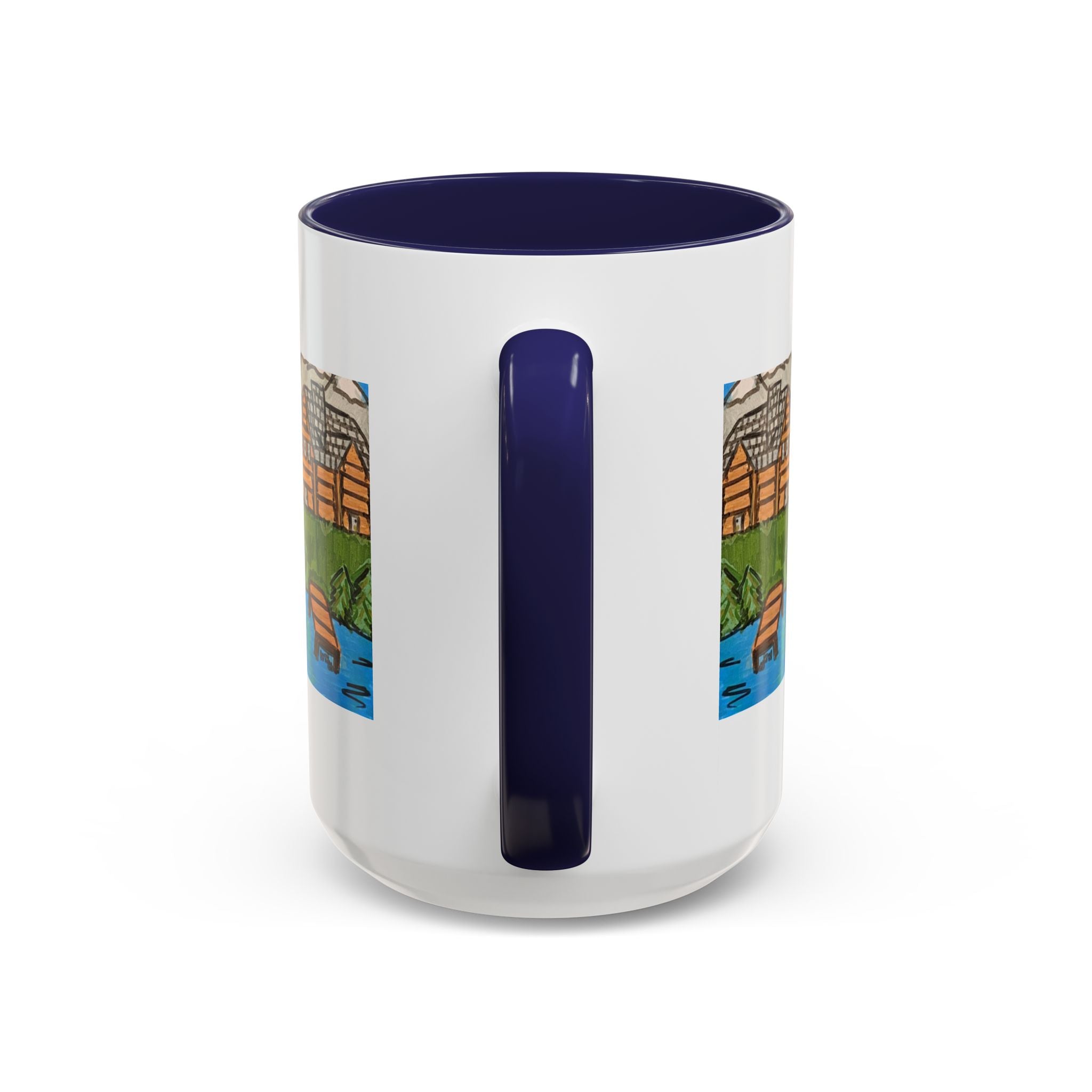 Whimsy Grr | Cabin Bear 11oz Accent Mug