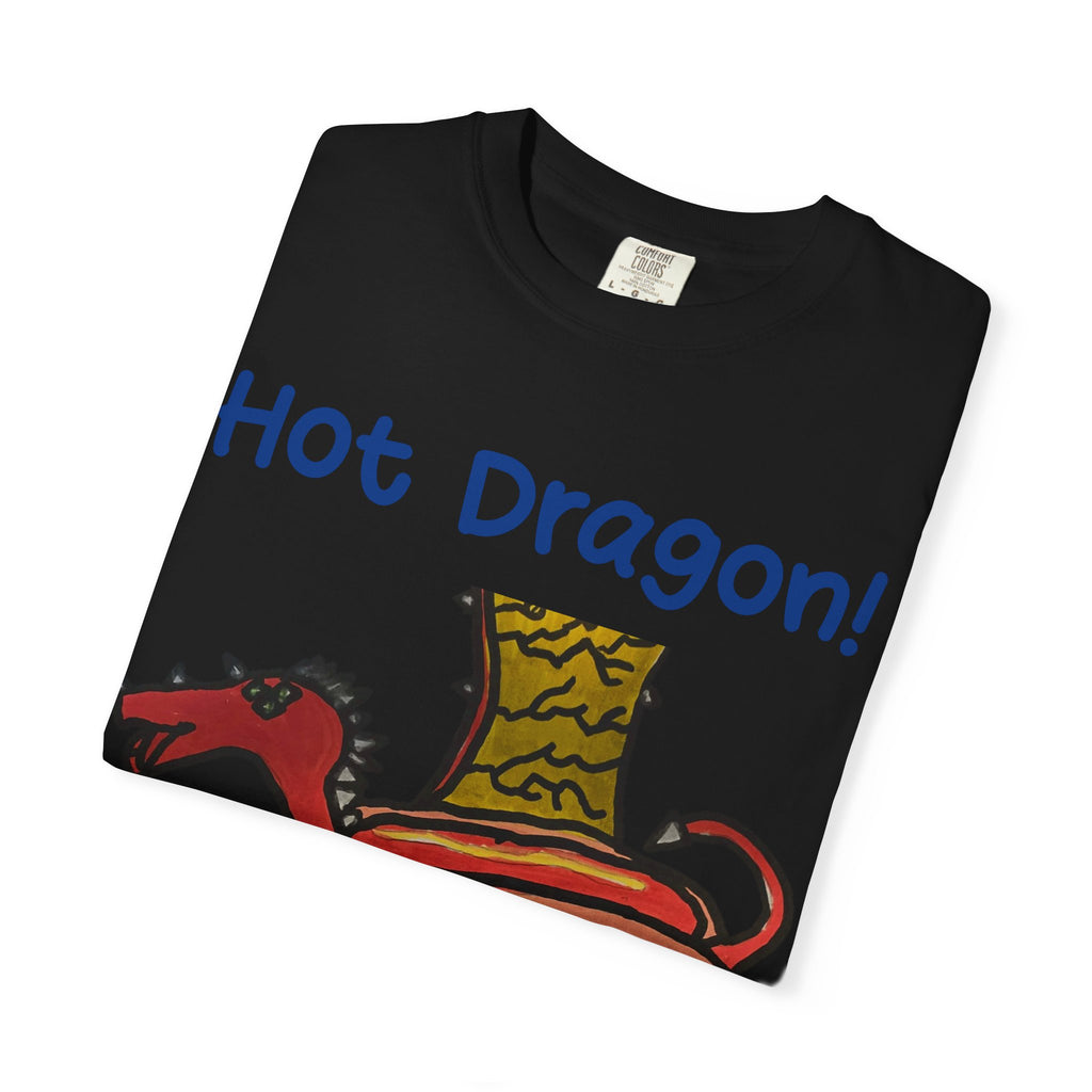 Fantasy puppy tee shirt- funny Halloween hot dragon tee