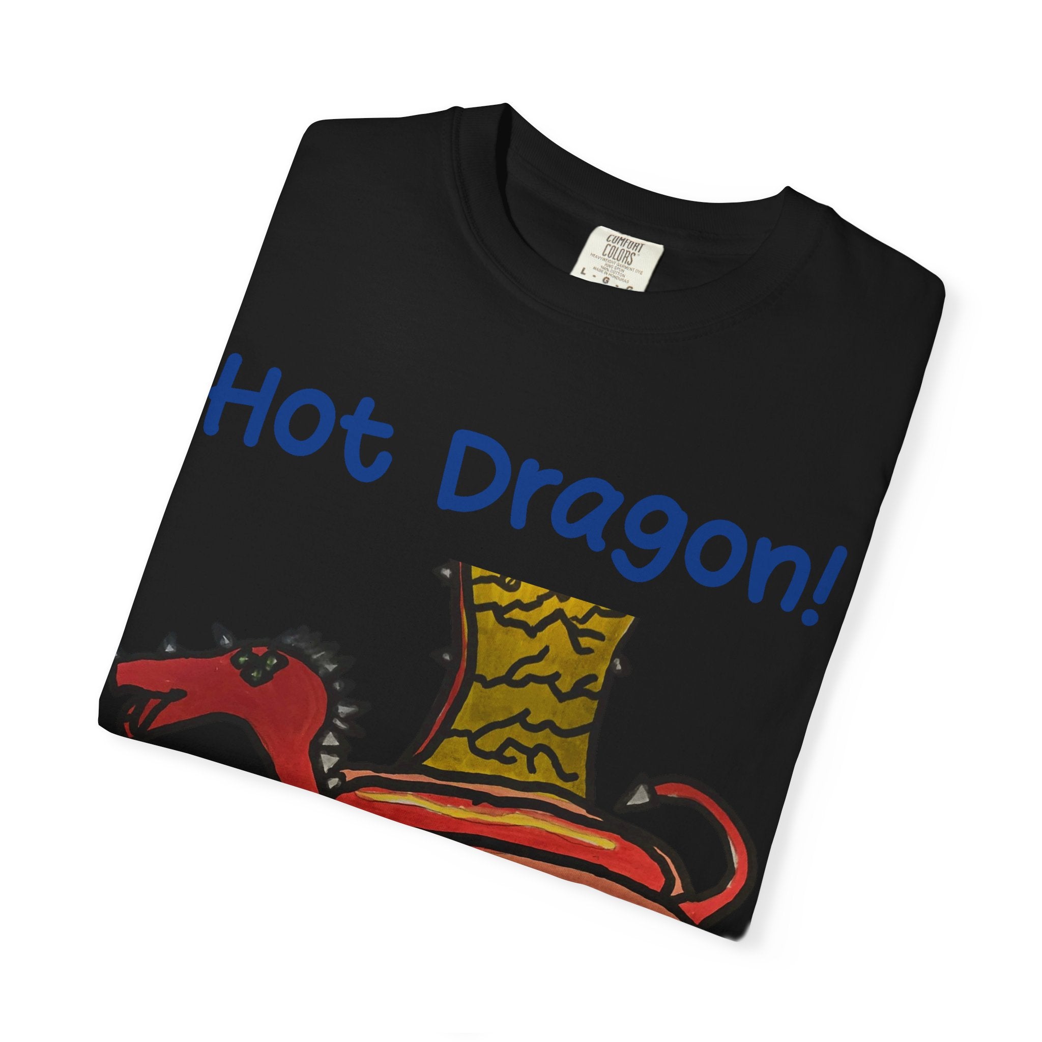Fantasy puppy tee shirt- funny Halloween hot dragon tee