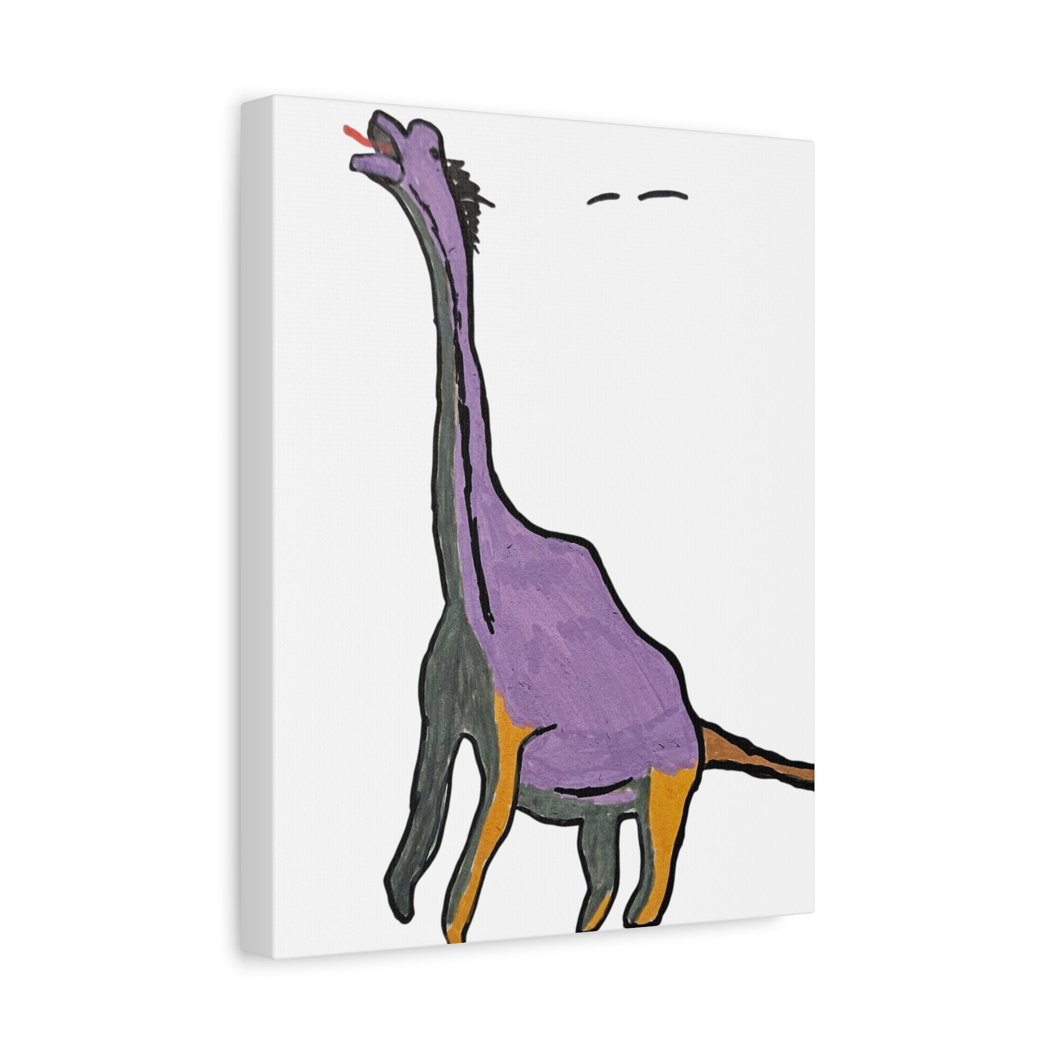 Brachy Canvas Art — Whimsical Dino Wall Decor