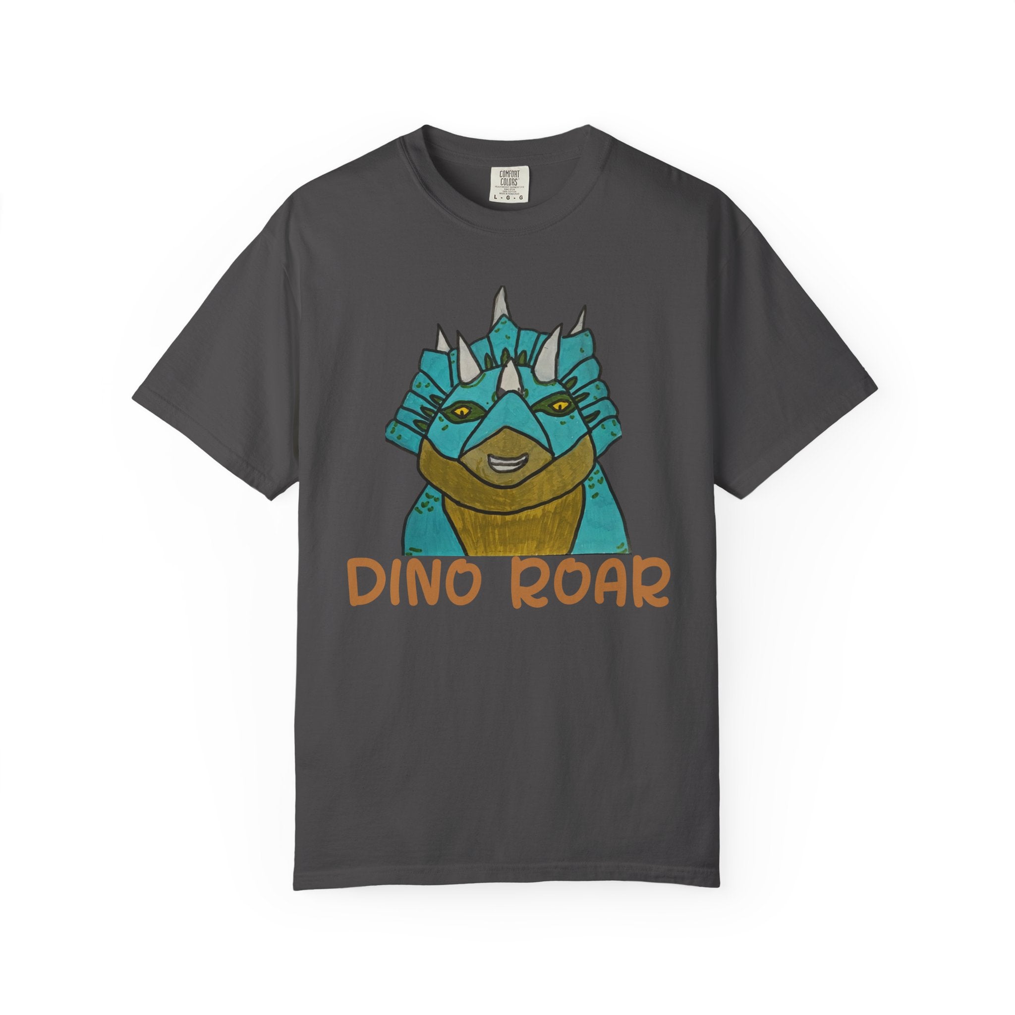 Dino Roar Triceratops Tee | Dinosaur Illustration T-Shirt