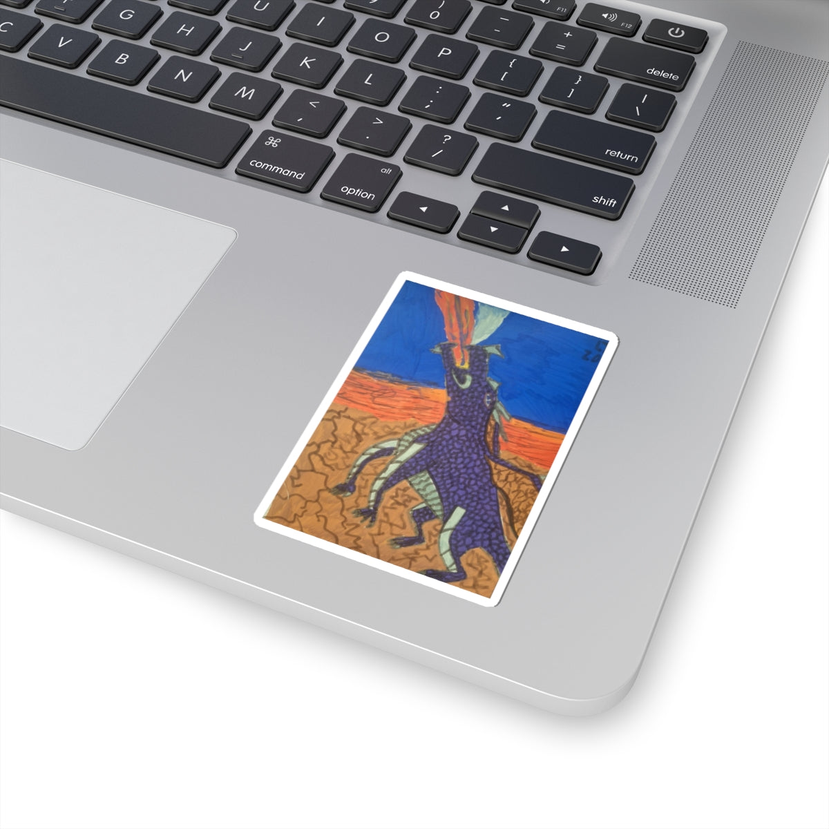 Purple Dragon Sticker —  Creature Kiss-Cut Decal