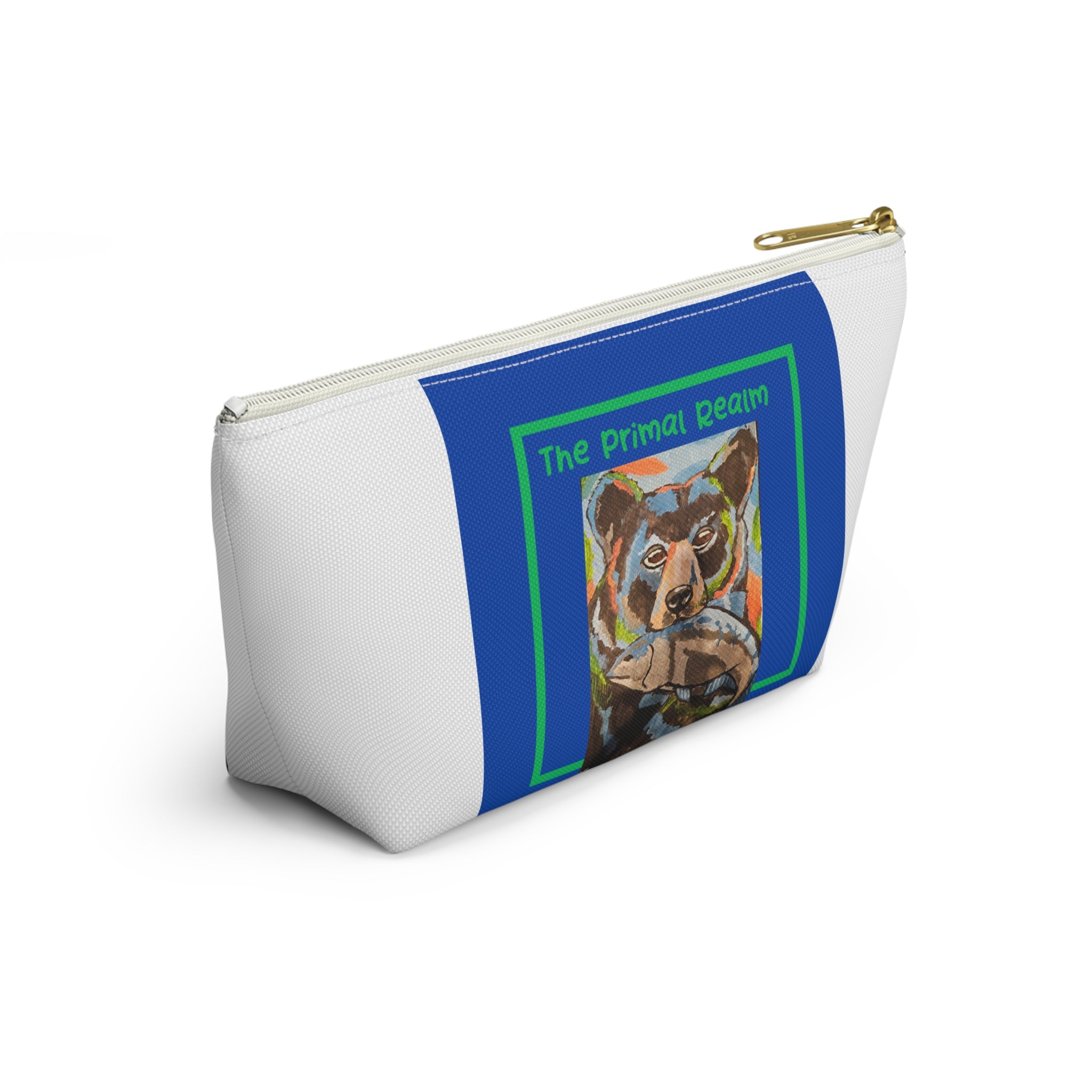 The Primal Realm Bear Accessory Pouch — T‑Bottom Cosmetic Bag