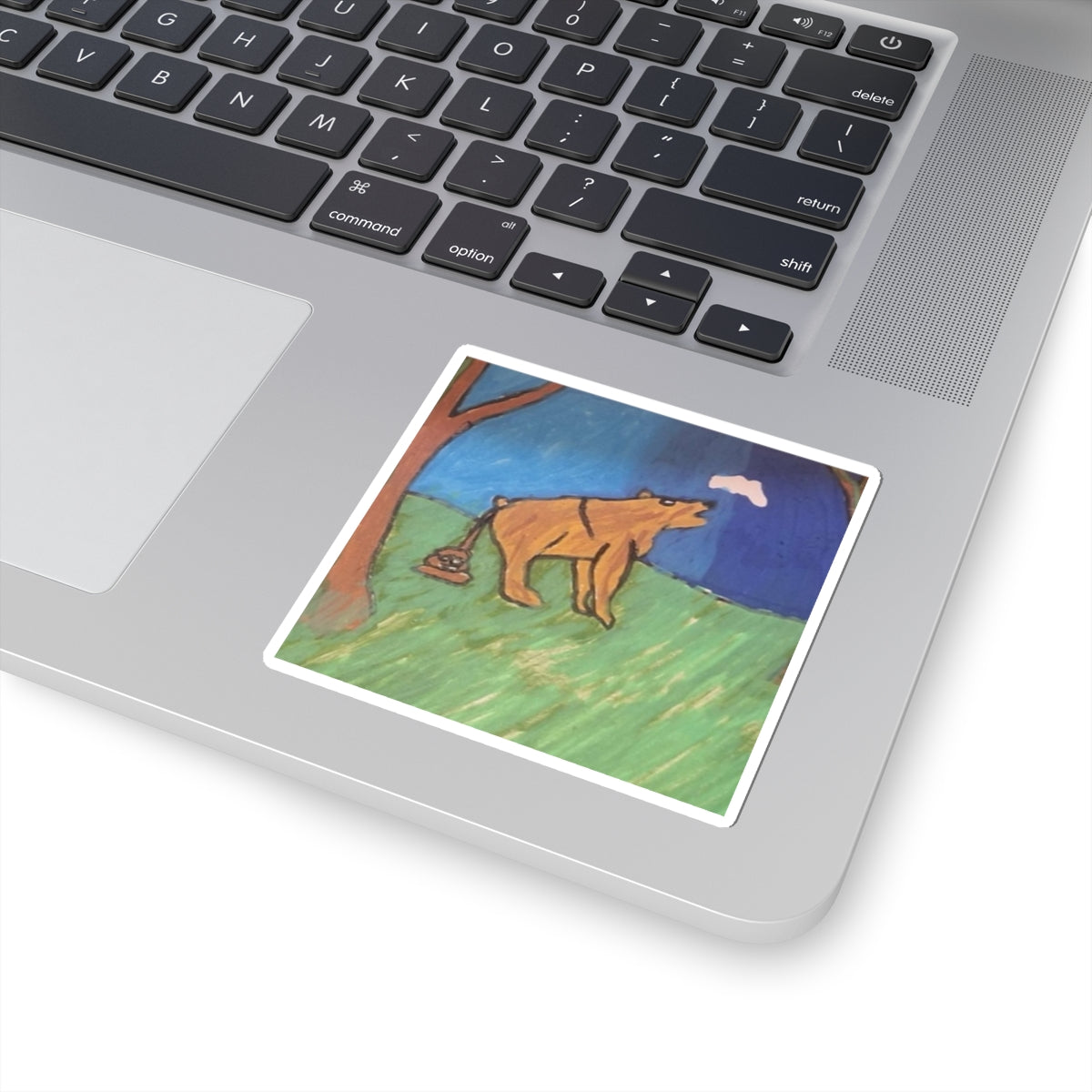 Whimsy Grr | Bear in the Woods Kiss-Cut Sticker