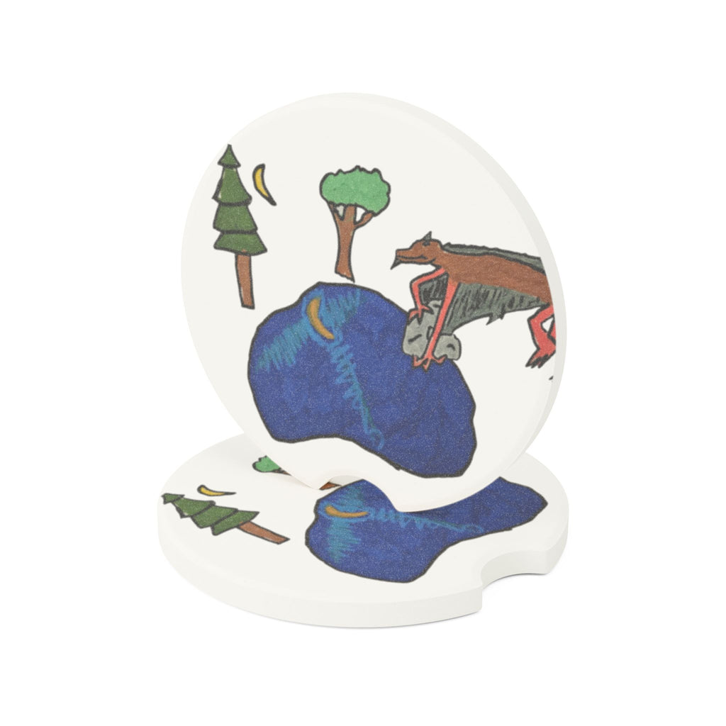 Wyvern Soapstone Car Coaster