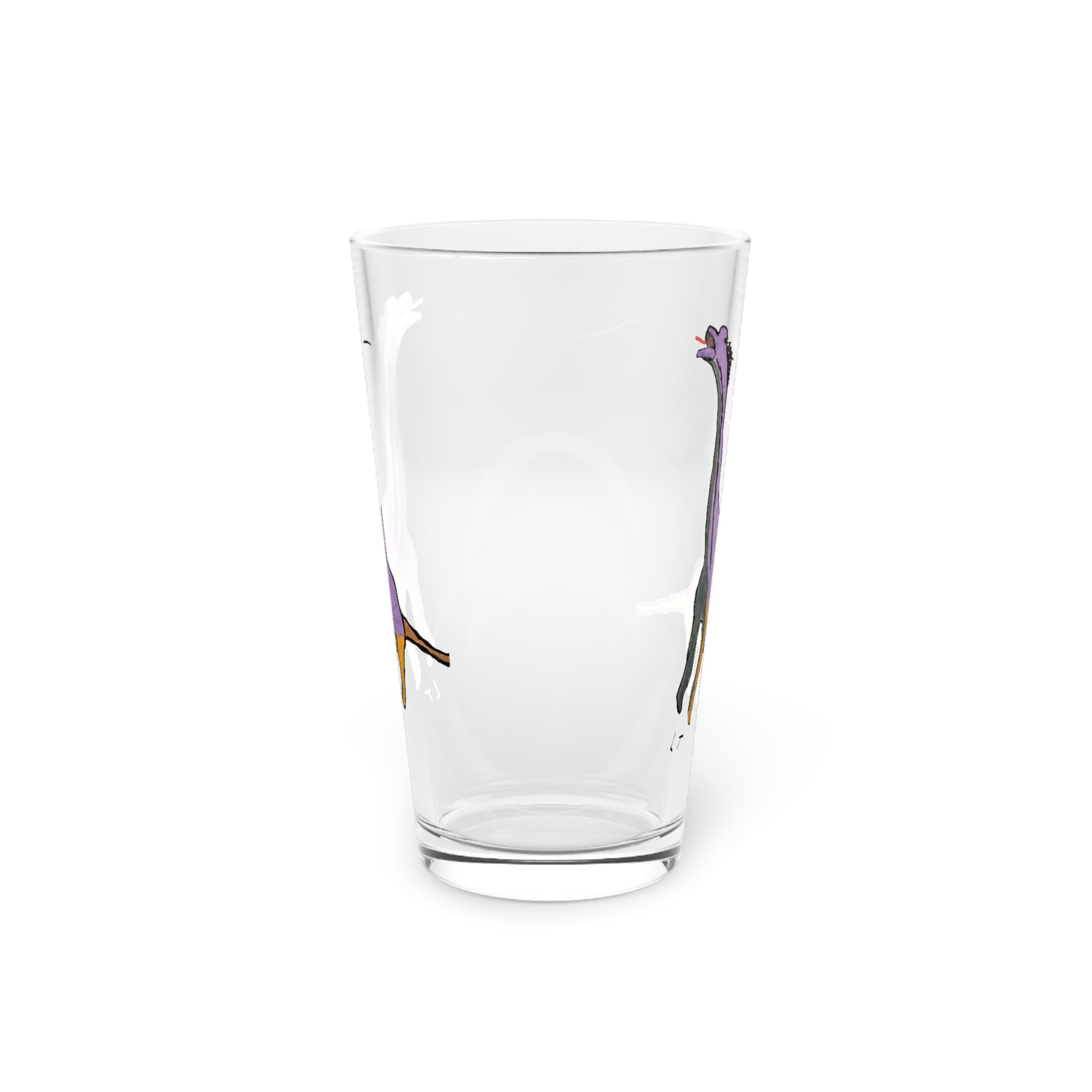 Brachy the Brachiosaurus Pint Glass, 16oz — Whimsical Dino Beer Glass