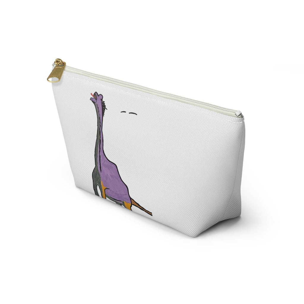 Brachy the Brachiosaurus Accessory Pouch — Cute Dino Makeup & Travel Bag