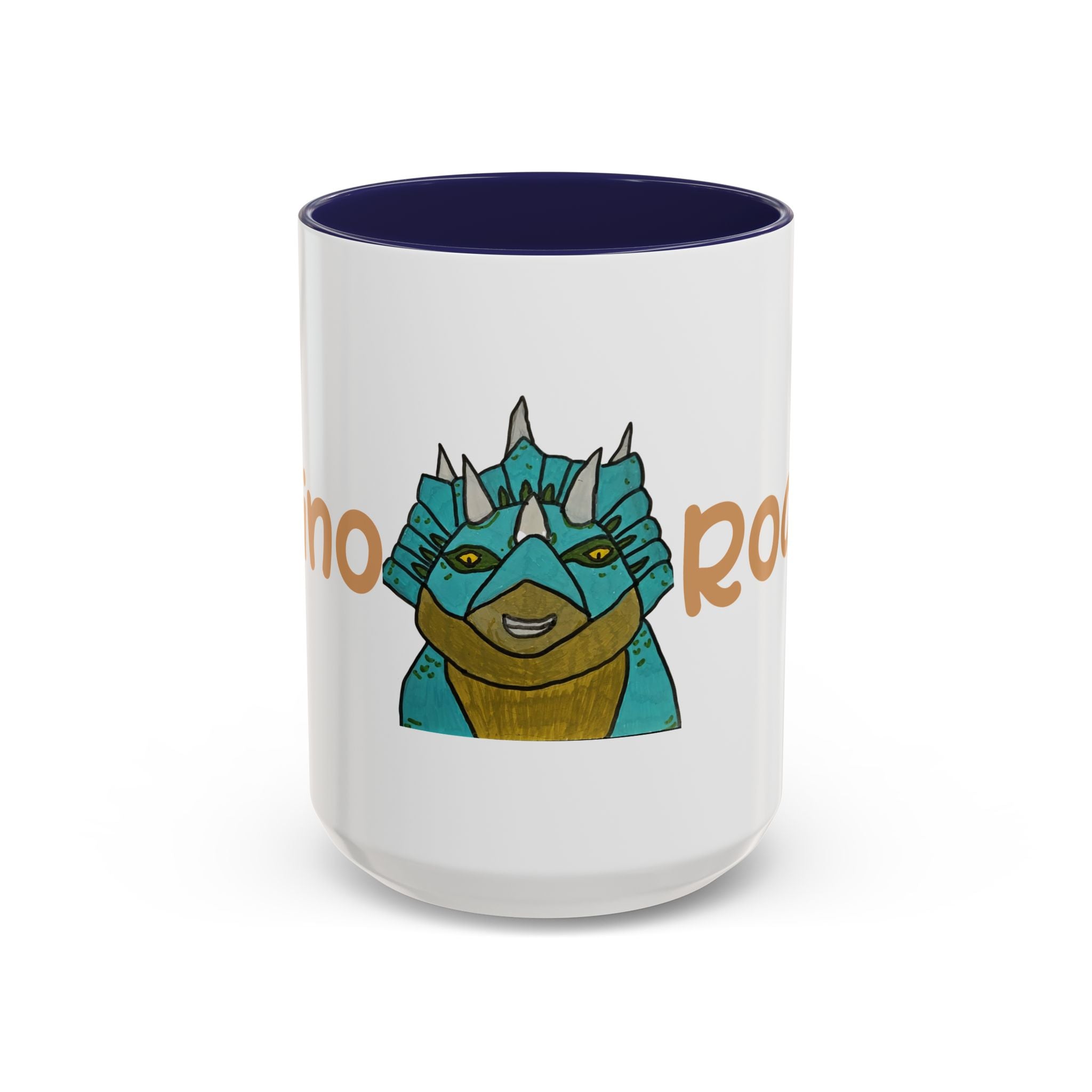 Dino Roar | Cera the Triceratops Accent Mug (11oz & 15oz)