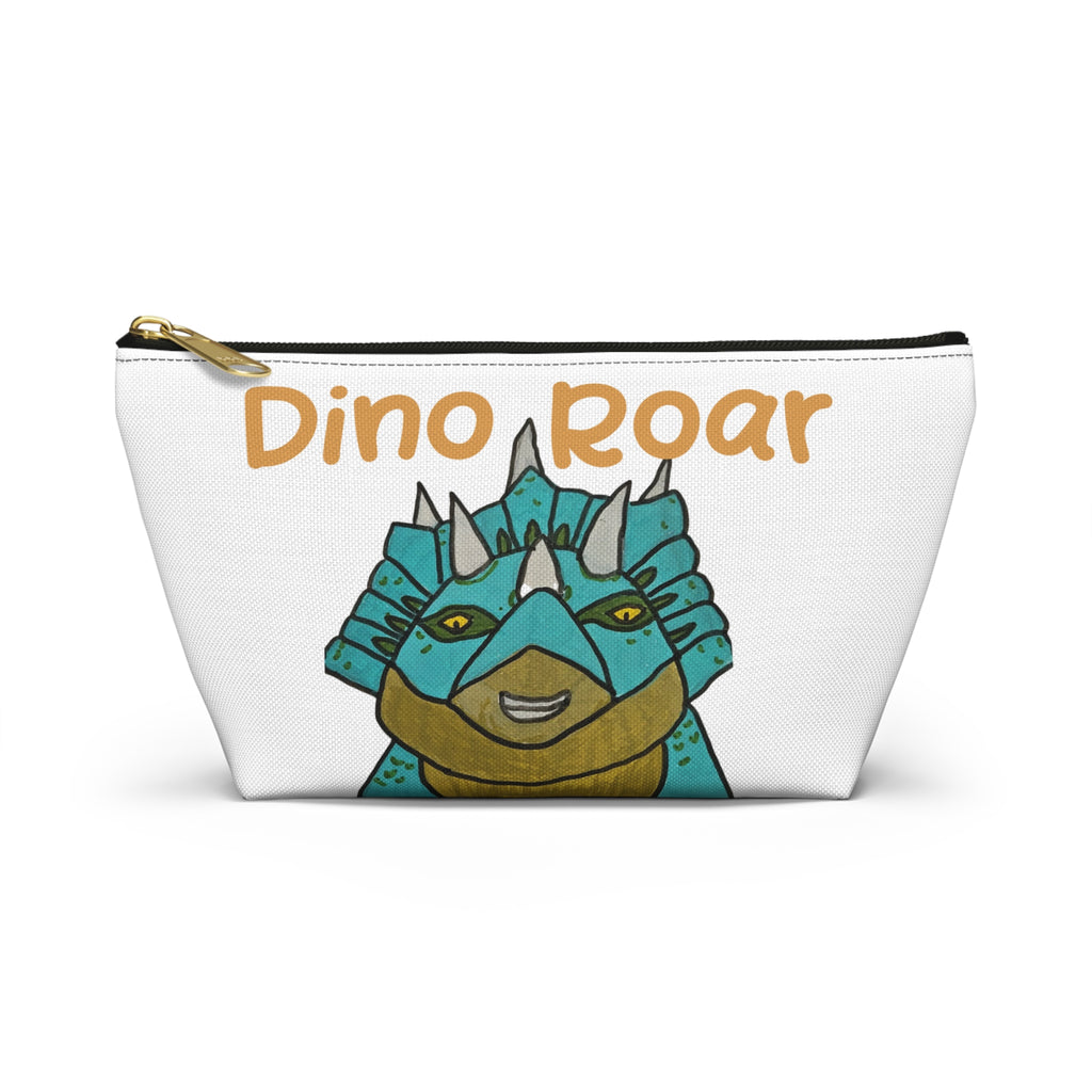 Dino Roar | Cera the Triceratops Accessory Pouch — Cute Dino Makeup & Travel Bag