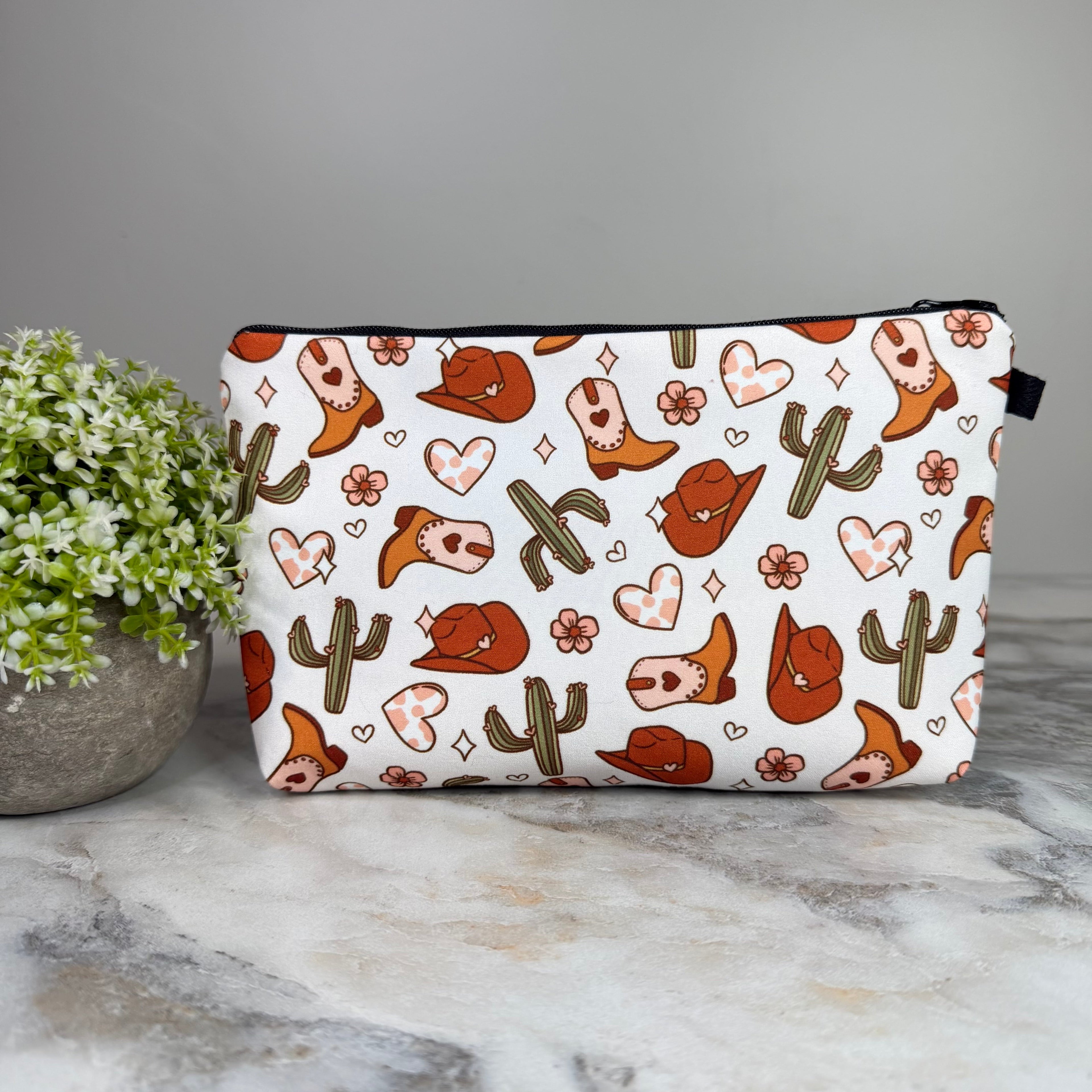 Pouch - Cowboy Boot Cactus