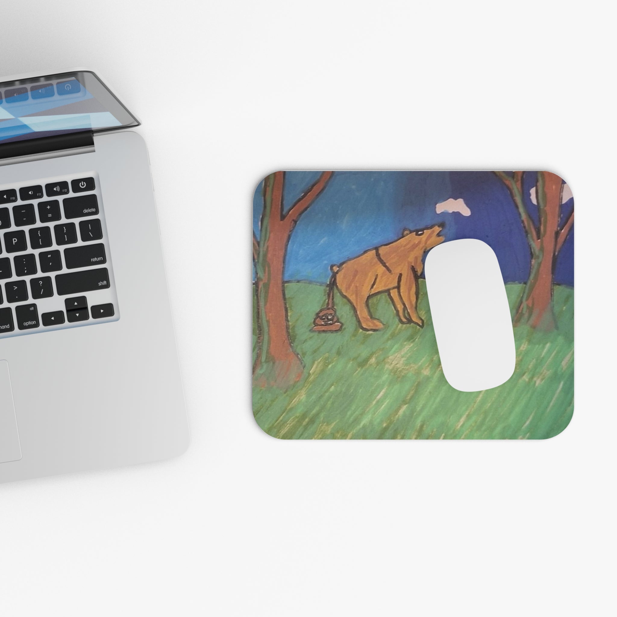 Whimsy Grr | Bear in the Woods Mousepad
