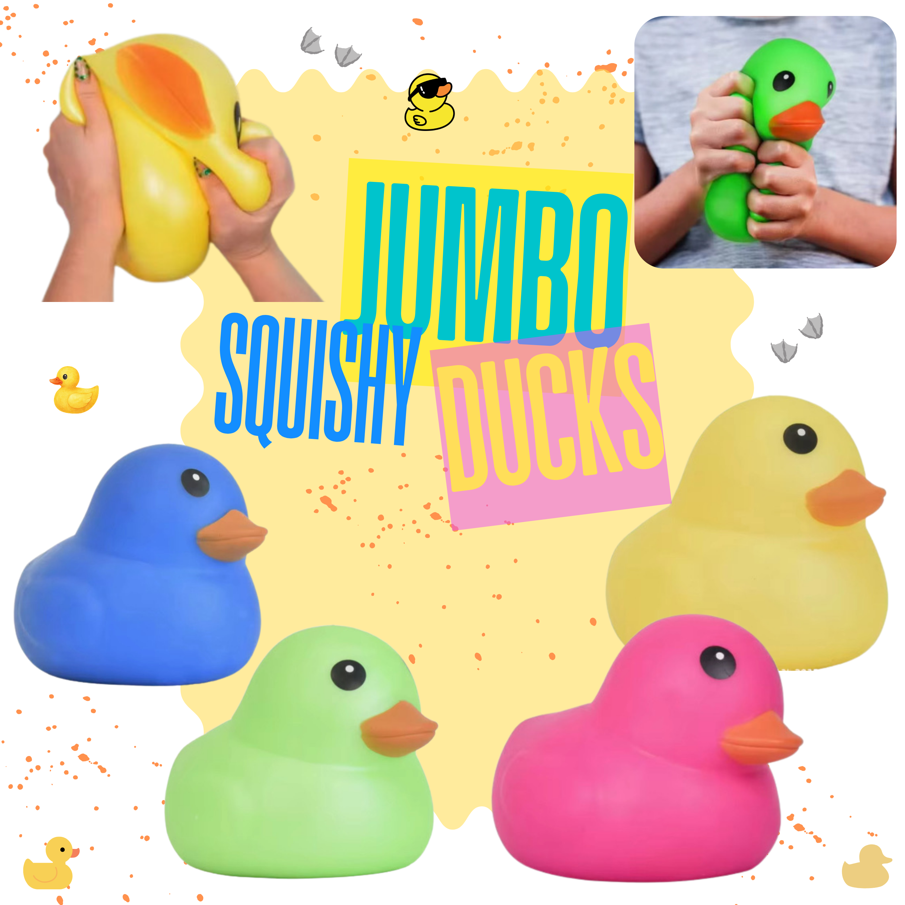 Squishy Toy - Rubber Duck, Jumbo