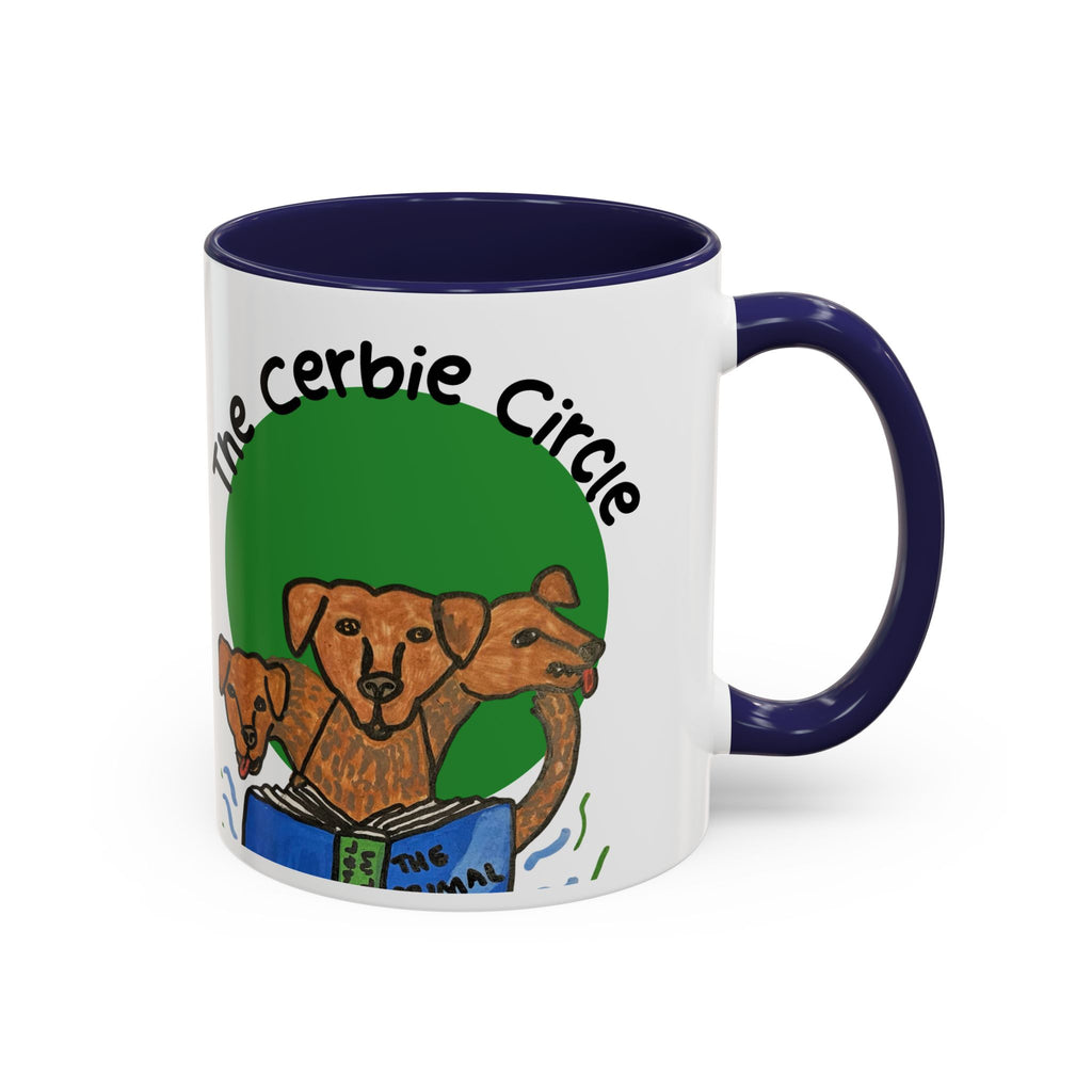 The Cerbie Circle Accent Mug (11oz & 15oz) — Primal Realm Book Club