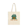 Dino Roar Cotton Canvas Tote Bag