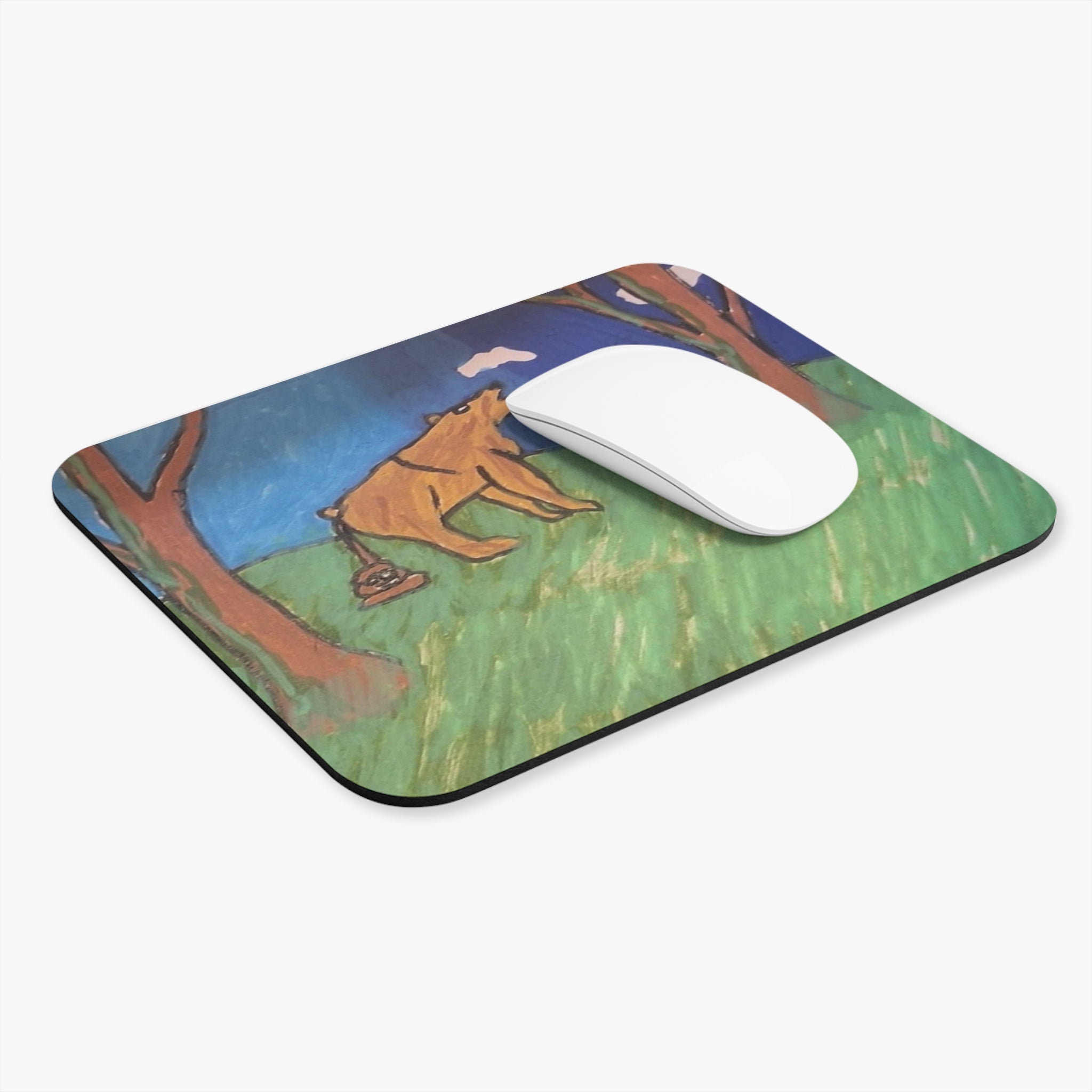 Whimsy Grr | Bear in the Woods Mousepad