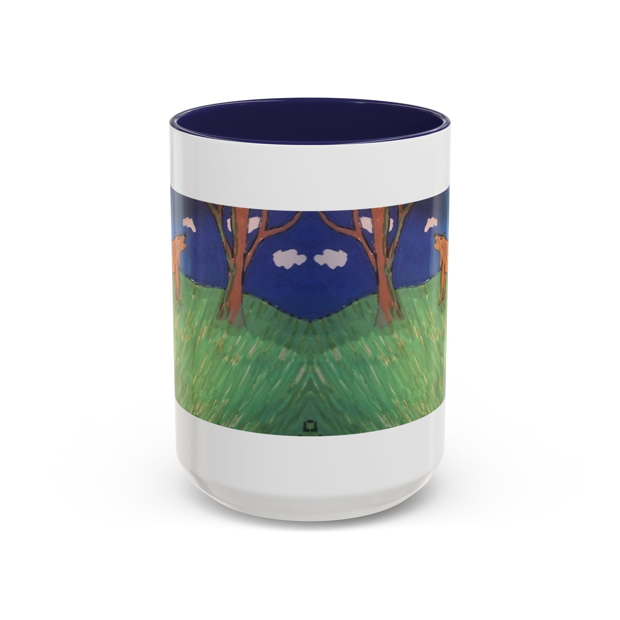 Whimsy Grr | Stinky the Bear in the Woods 11oz Accent Mug