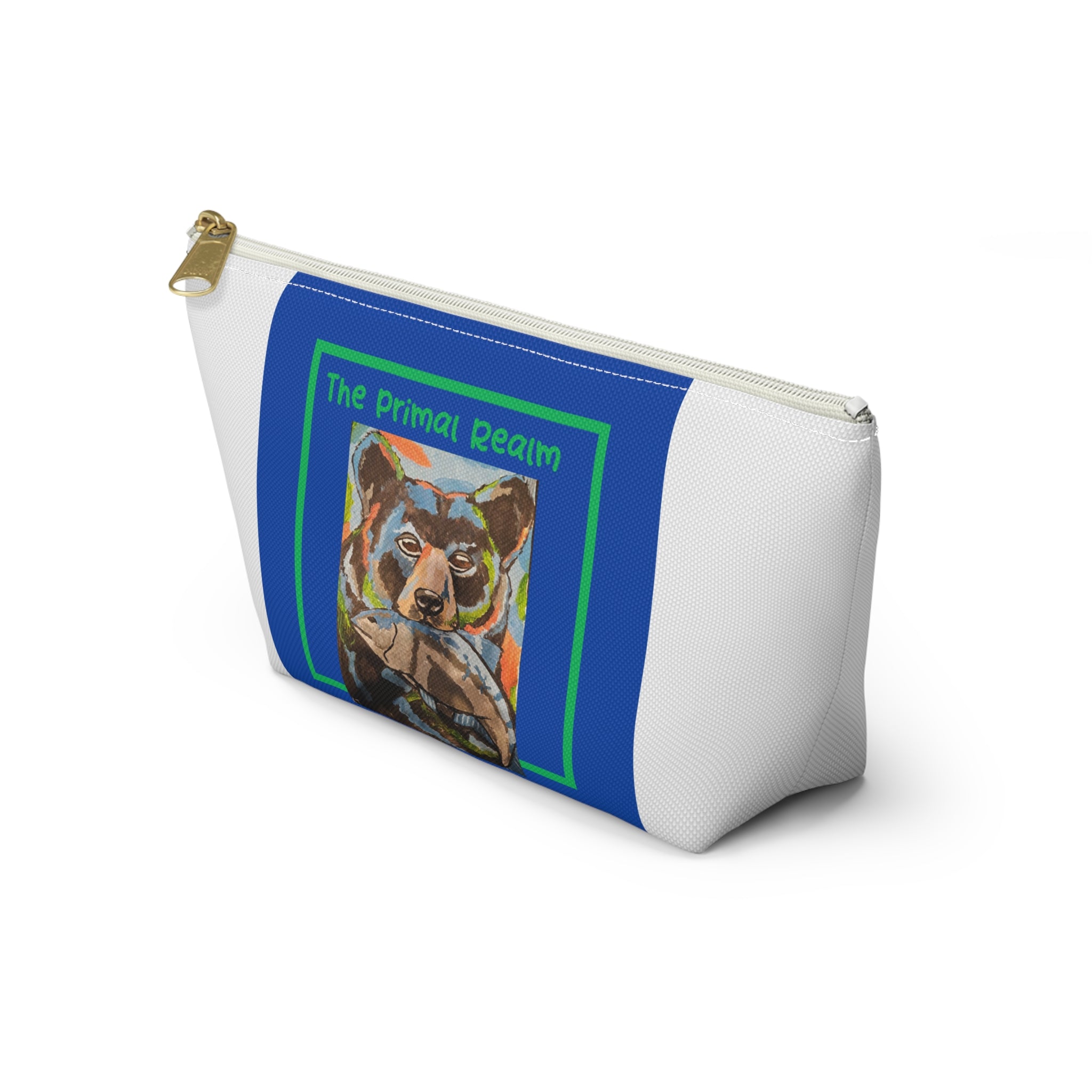 The Primal Realm Bear Accessory Pouch — T‑Bottom Cosmetic Bag