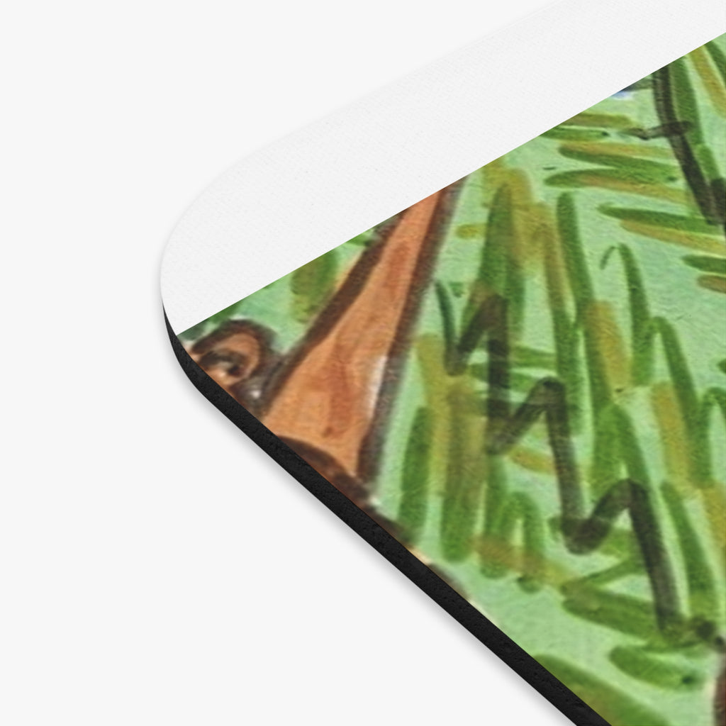 Whimsy Grr | Cabin Bear Mousepad