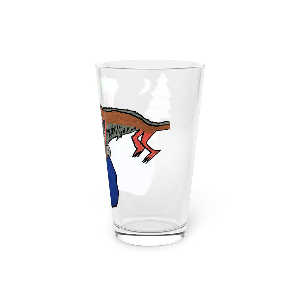 Wyvern Pint Glass, 16oz — Fantasy Dragon Art Beer Glass