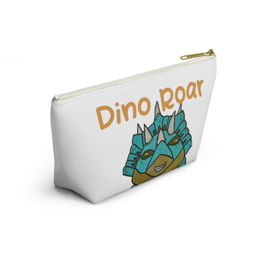 Dino Roar | Cera the Triceratops Accessory Pouch — Cute Dino Makeup & Travel Bag