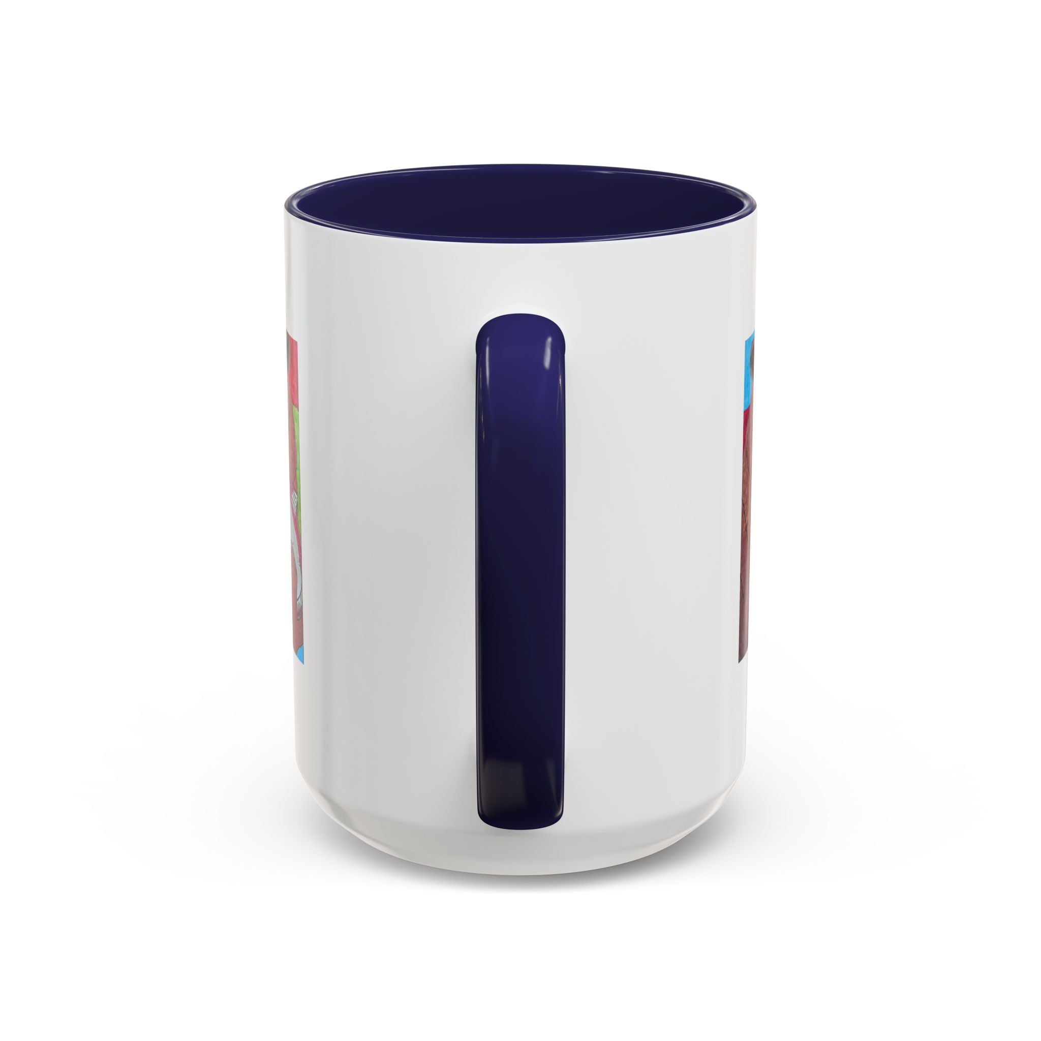 Whimsy Grr | Griffish the Grizz Accent Mug (11oz & 15oz) — Grizz with a Fish Coffee Mug
