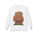 Rexalty the T-Rex Face Crewneck Sweatshirt — Fun Dinosaur Graphic Pullover