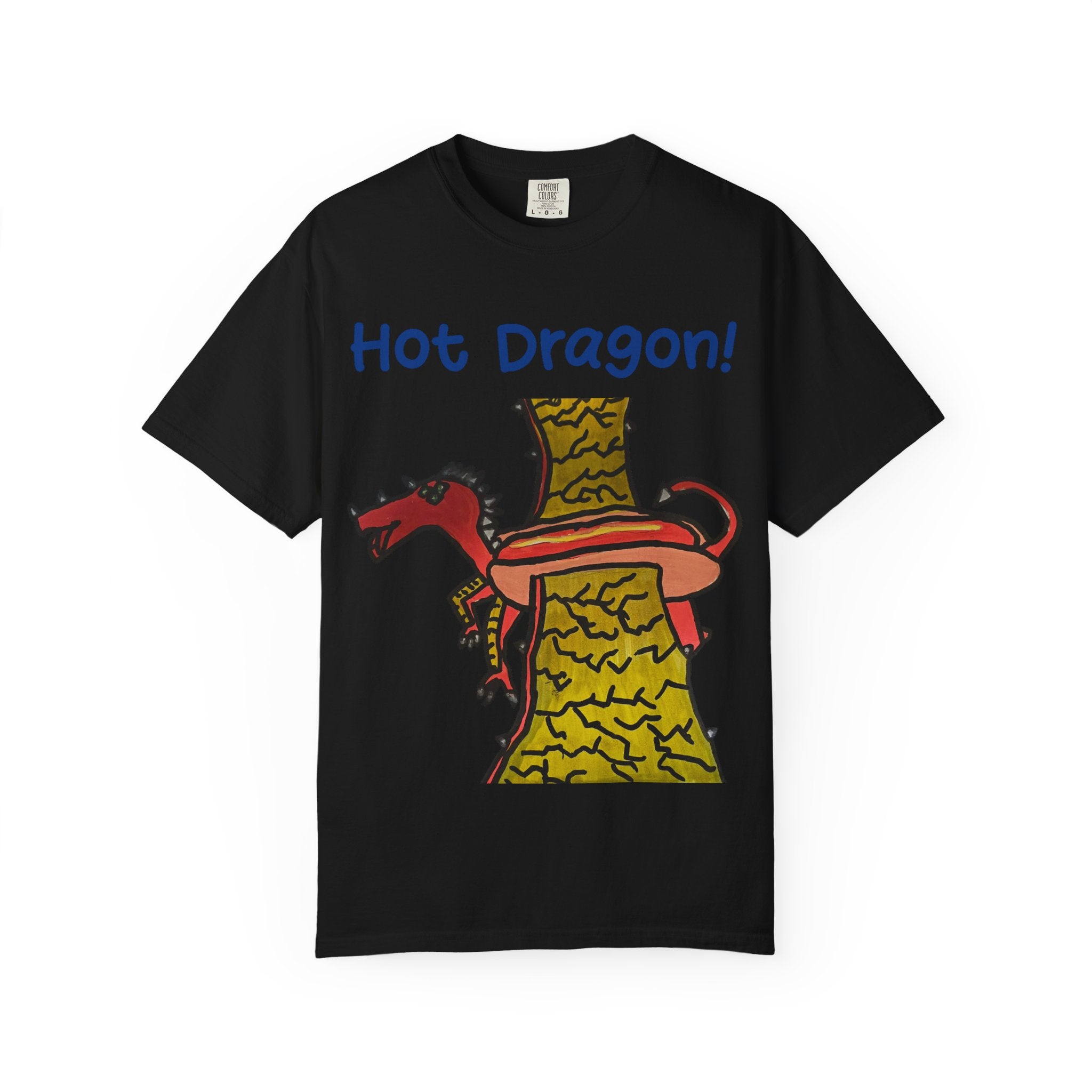 Fantasy puppy tee shirt- funny Halloween hot dragon tee