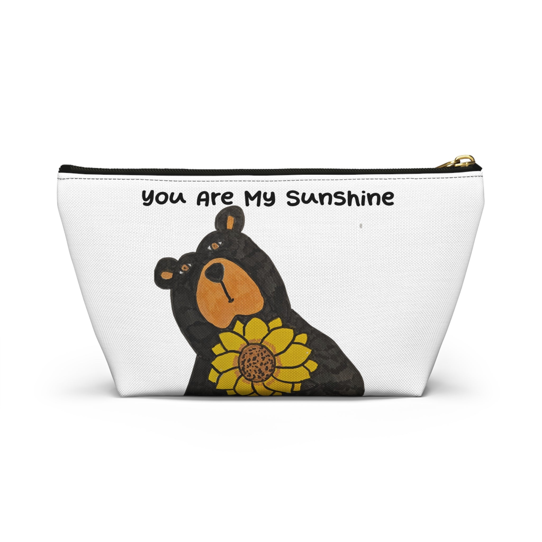 Whimsy Grr | You Are My Sunshine Bear Accessory Pouch — Cute Bear Makeup & Travel Bag
