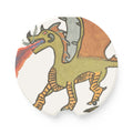 No Wings No Glory Soapstone Car Coaster