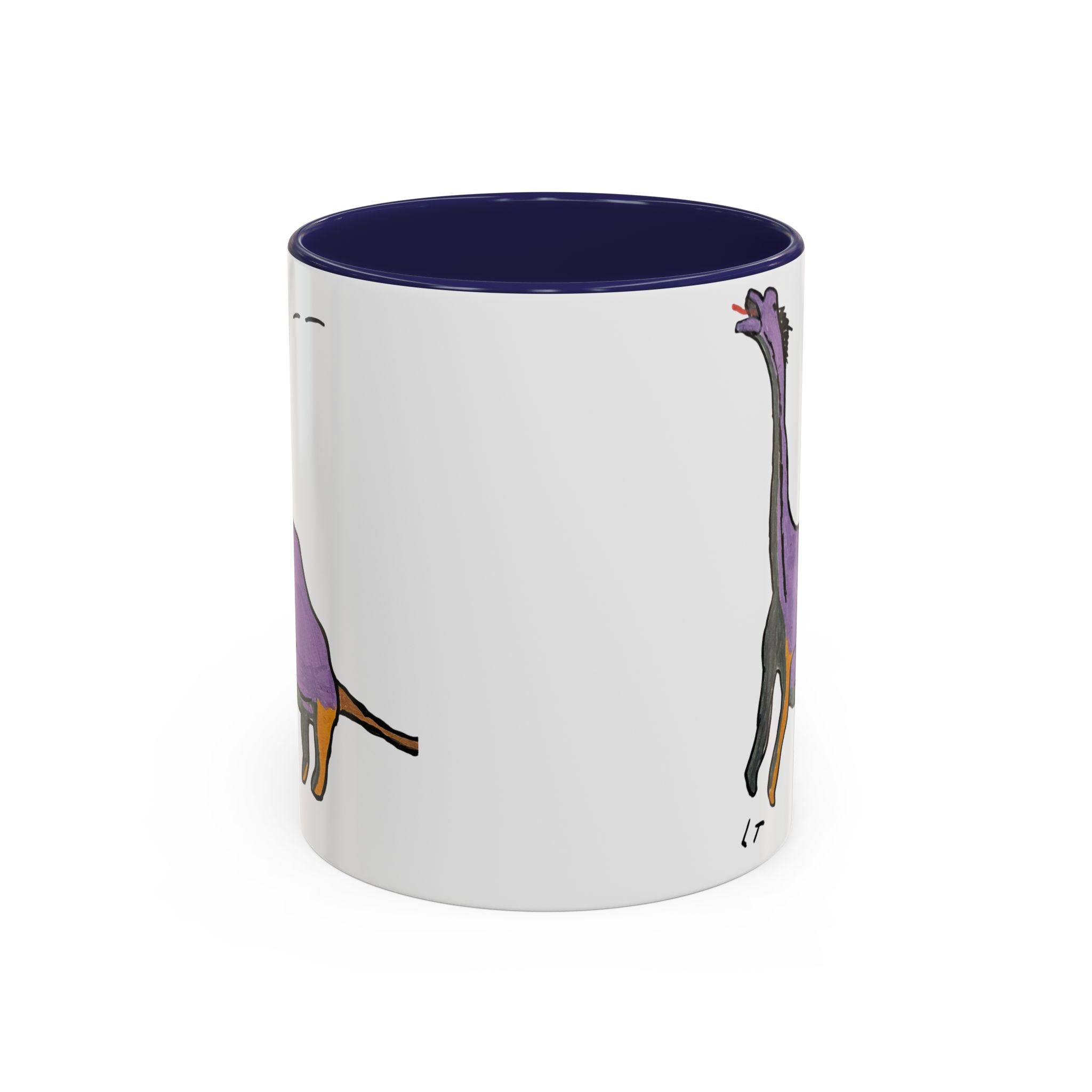 Brachy the Brachiosaurus Accent Mug (11oz & 15oz) — Whimsical Dino Coffee Mug